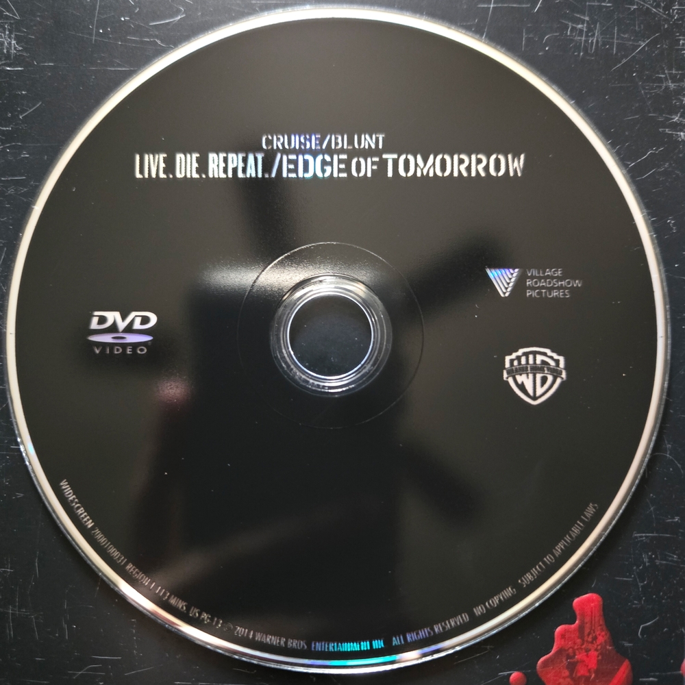 Edge of Tomorrow / Live. Die. Repeat. (2014) DVD